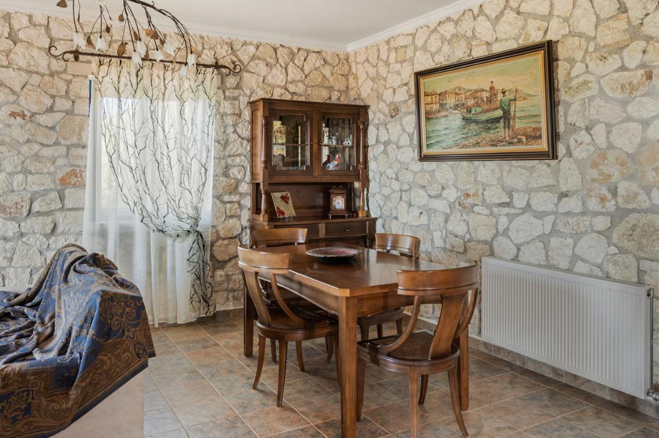 Stone House In Olive Grove - Former Denis Stone Villa Trapezaki  Exterior photo
