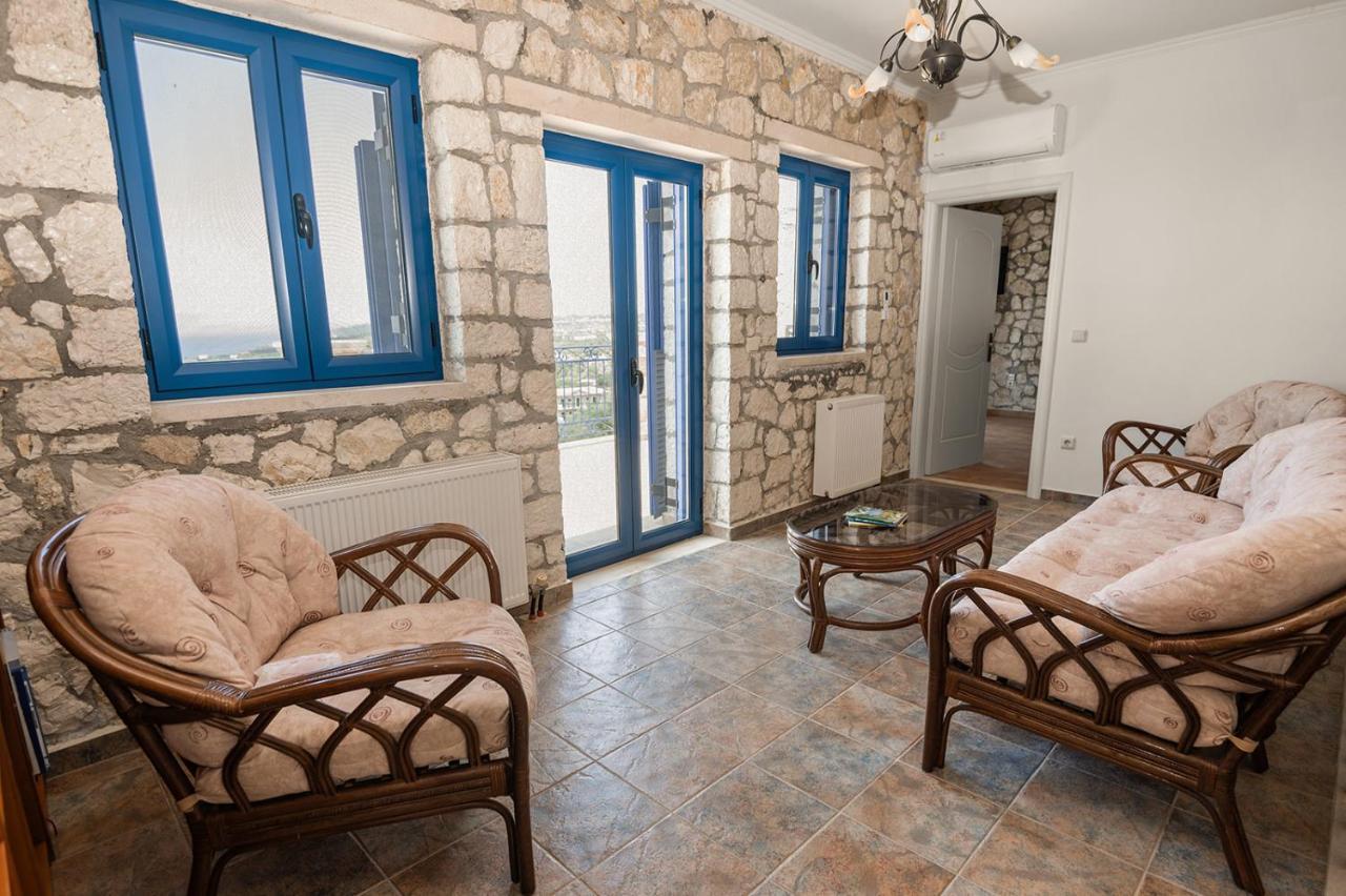 Stone House In Olive Grove - Former Denis Stone Villa Trapezaki  Exterior photo